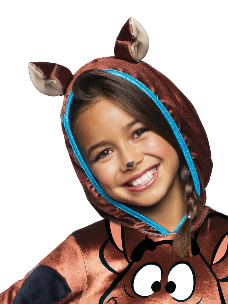 Scooby Girls Hooded Costume Brown -2