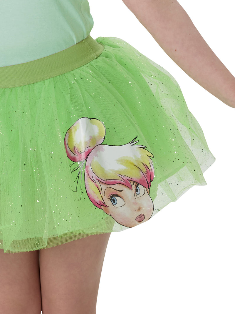 Tinker Bell Tween Tutu & Wings Set Girls Green -3