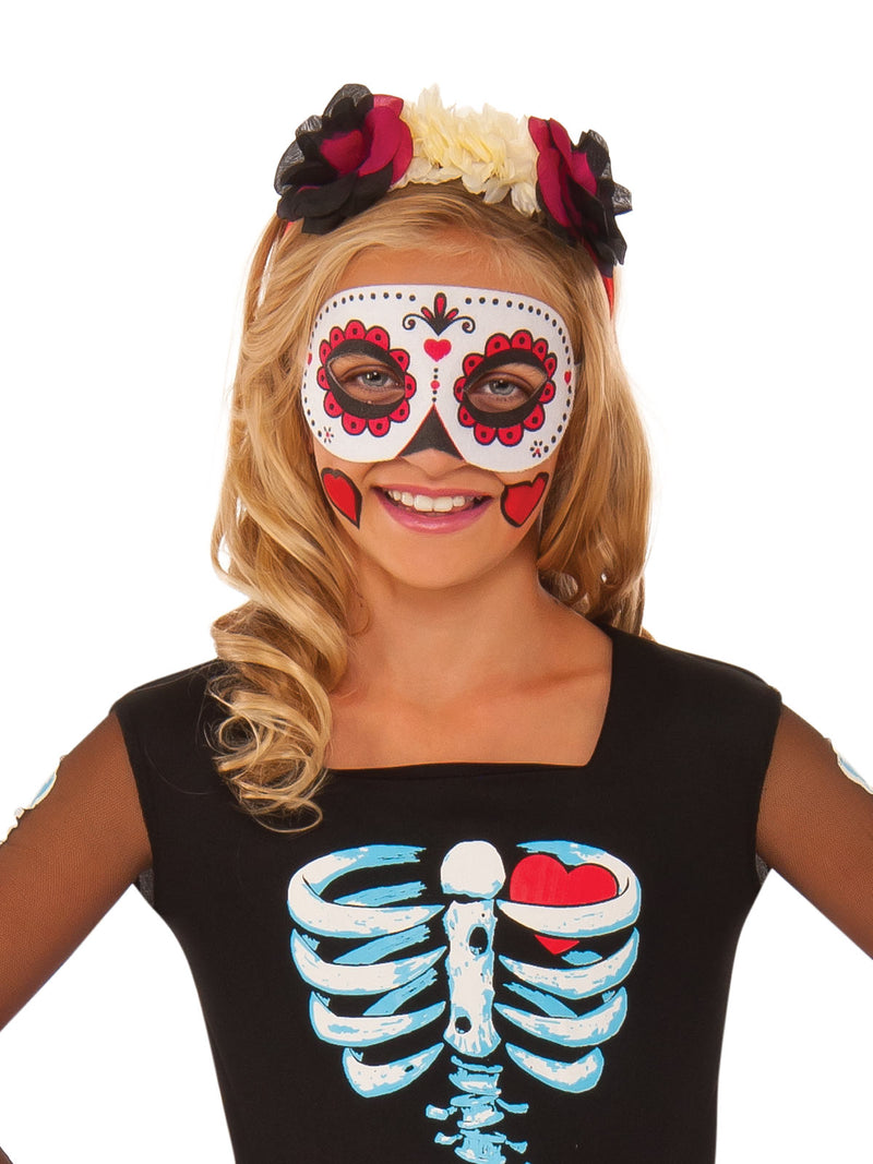 Scared To The Bone Skeleton Costume Child Girls