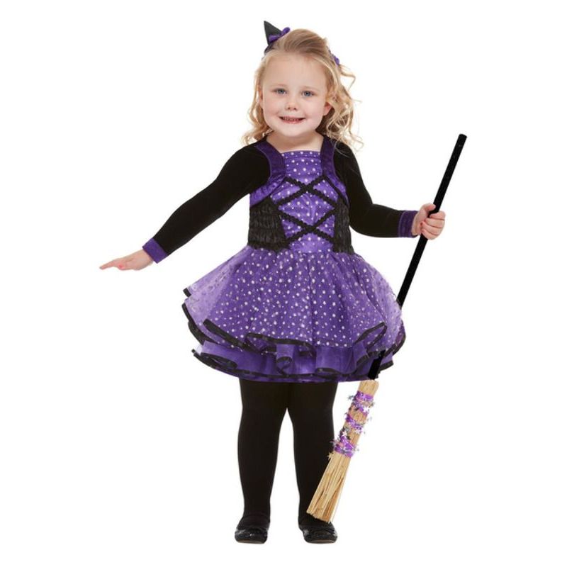 Toddler Pretty Star Witch Costume Toddler Purple Girls