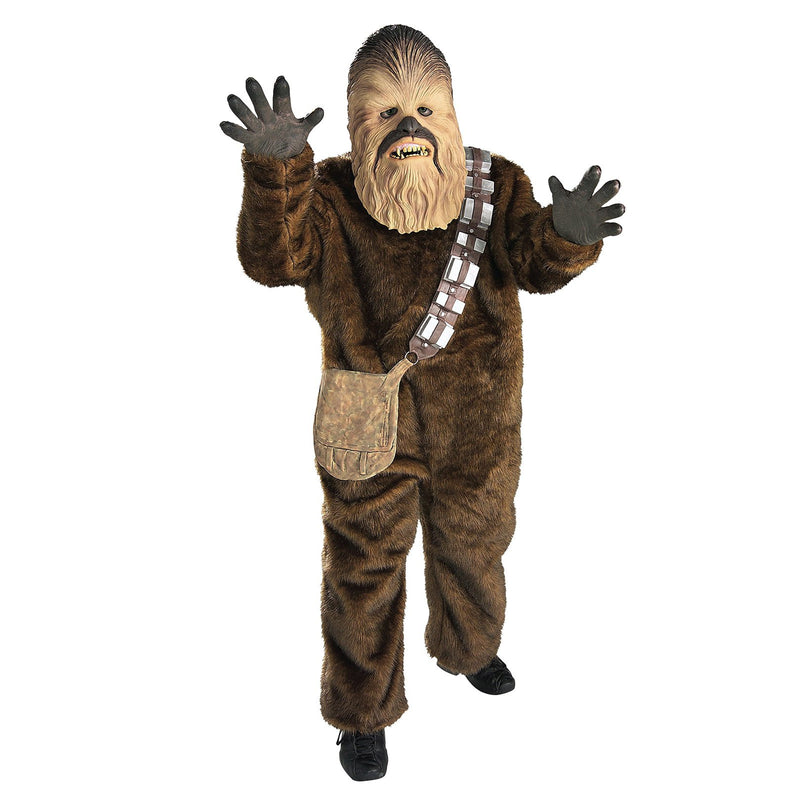 Chewbacca Deluxe Costume Child Mens Brown -1