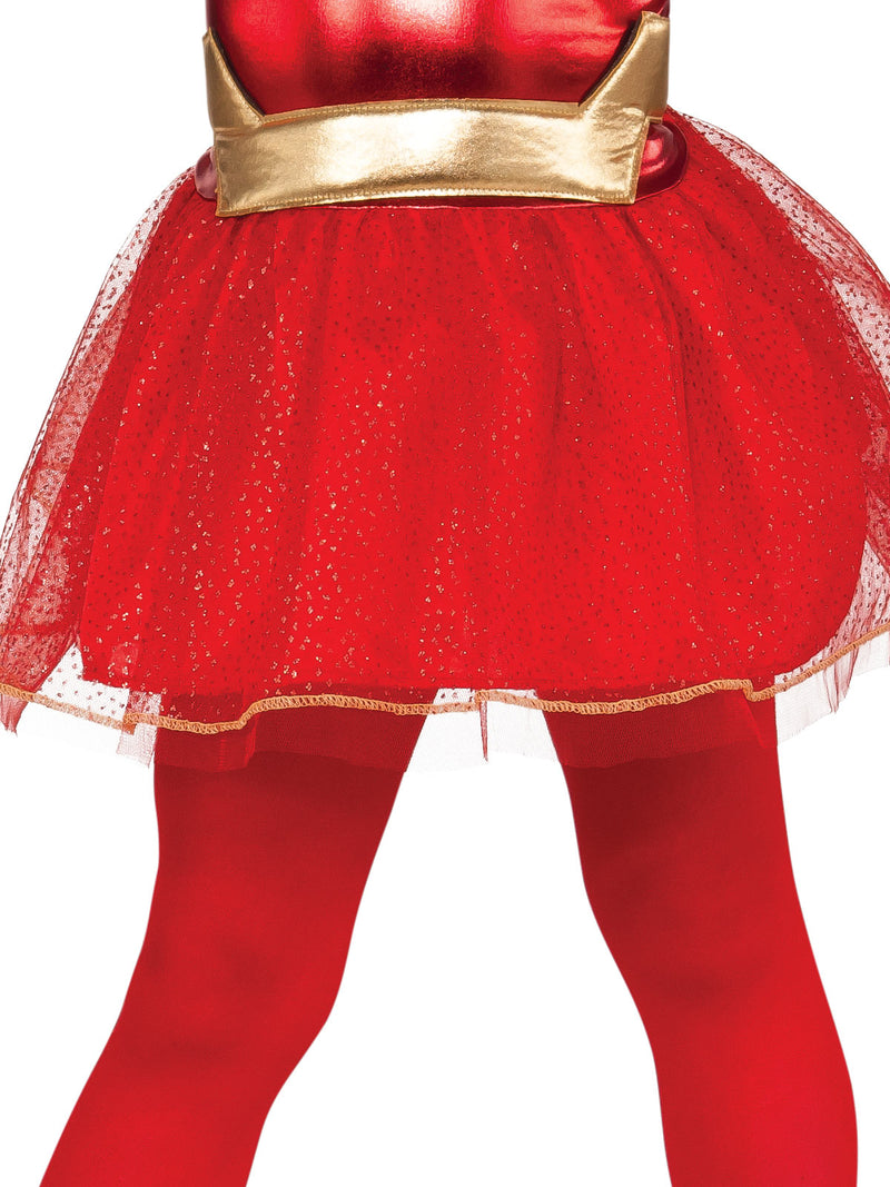 Iron Rescue Dress Girls Red -3