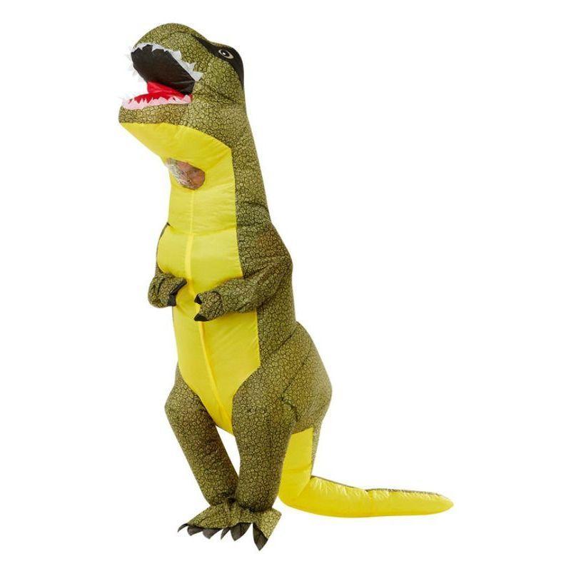Inflatable T Rex Costume Green Mens