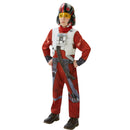 Poe X Wing Fighter Deluxe Costume Child Boys Orange