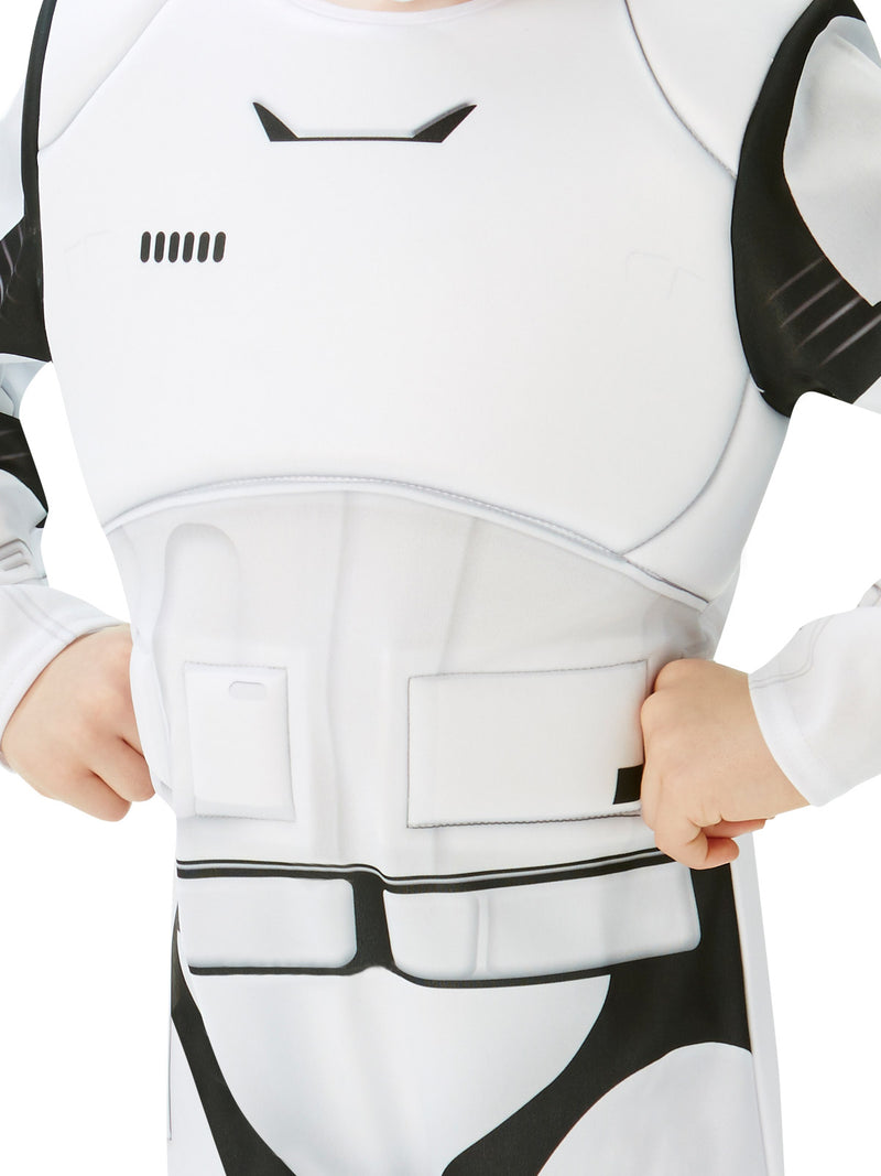 Stormtrooper Deluxe Costume Tween Boys White -3