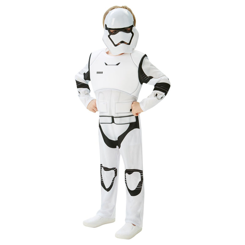 Stormtrooper Deluxe Costume Tween Boys White -1