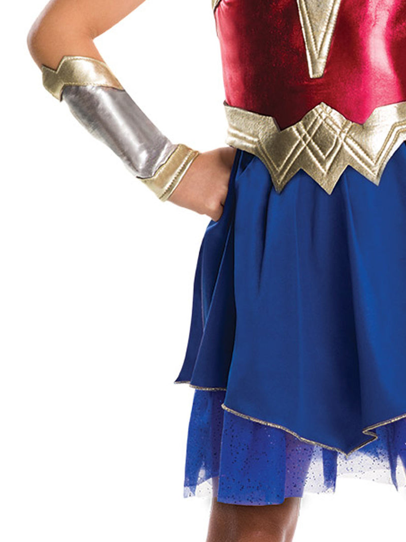 Wonder Woman Costume Child Girls Blue -3