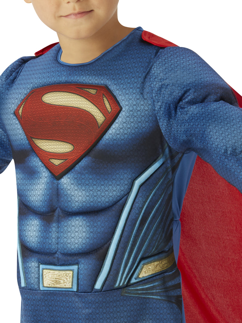 Superman Deluxe Costume Child Boys Blue -2