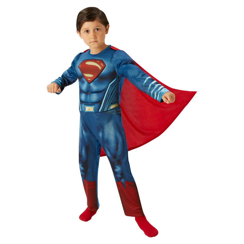 Superman Deluxe Costume Child Boys Blue -1