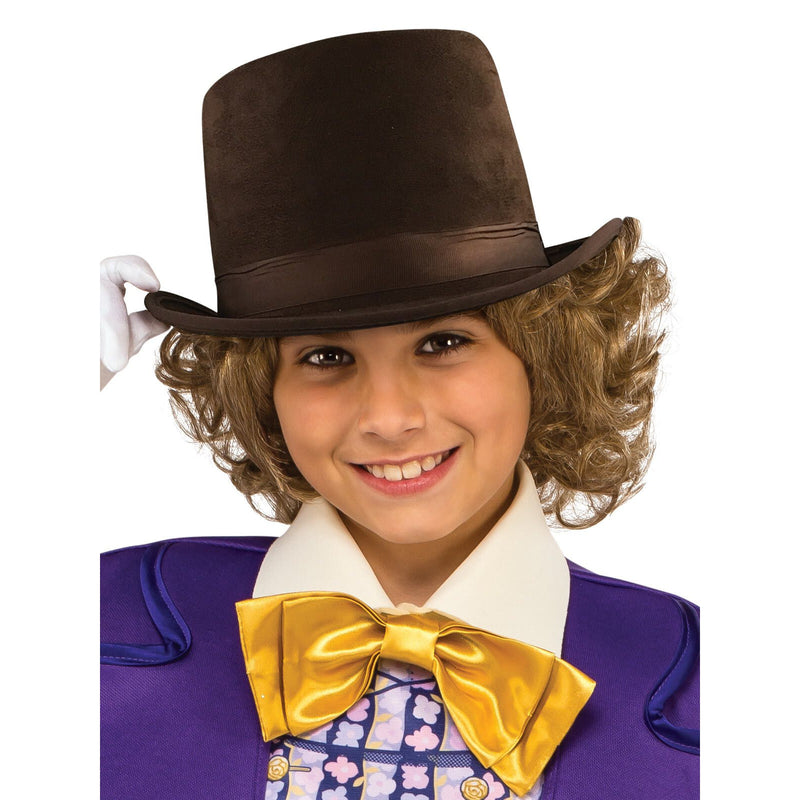 Willy Wonka Deluxe Costume Boys Maroon