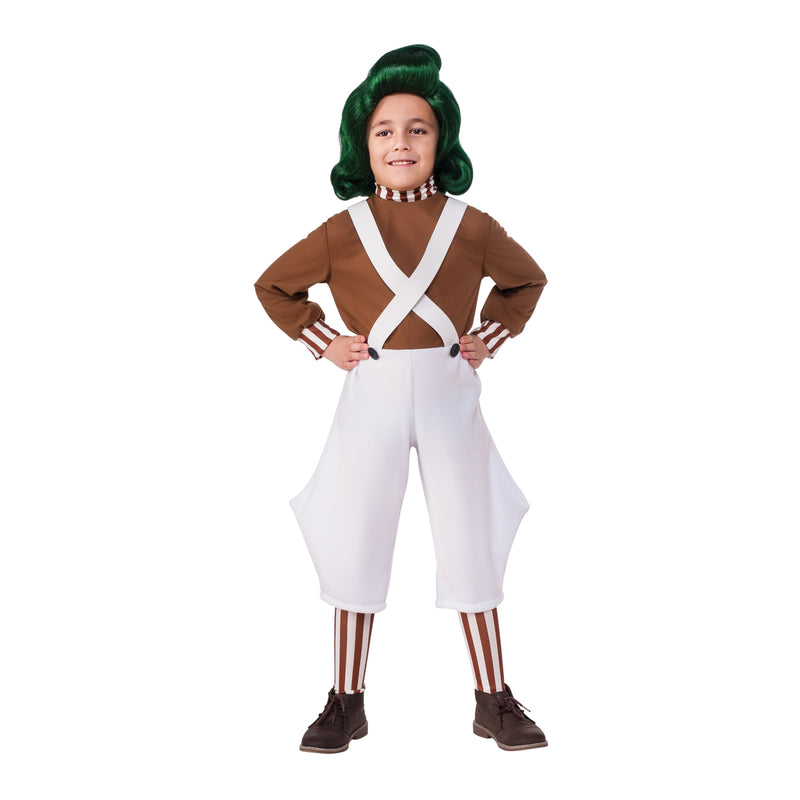 Oompa Loompa Child Costume Boys Brown