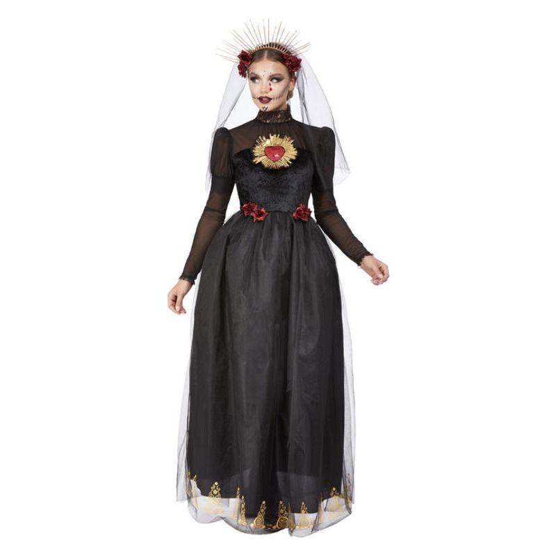 Deluxe Day Of The Dead Sacred Heart Bride Costume Womens