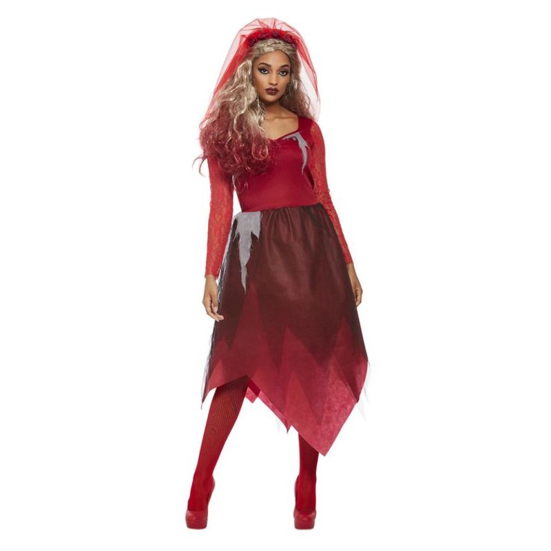 Grave Yard Bride Costume Red