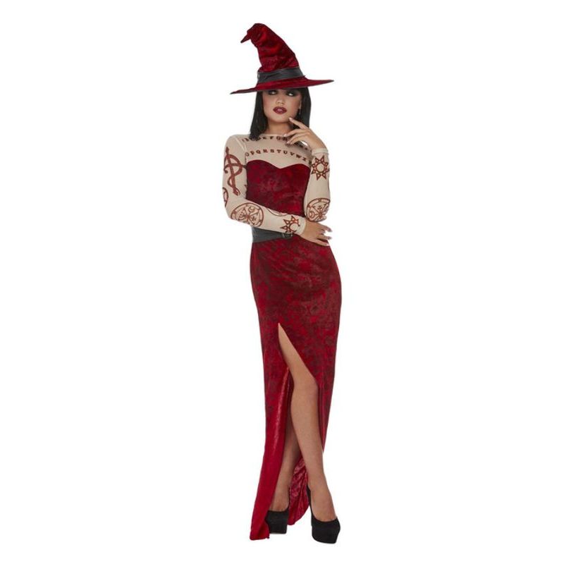 Satanic Witch Costume Red Womens