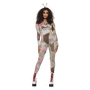 Voodoo Doll Costume Bodysuit for Women
