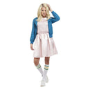 80's Strange Girl Costume Pink Womens -1