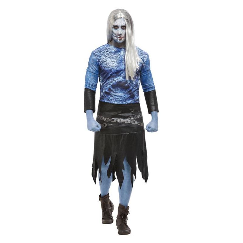 Winter Warrior Zombie Costume Blue Mens