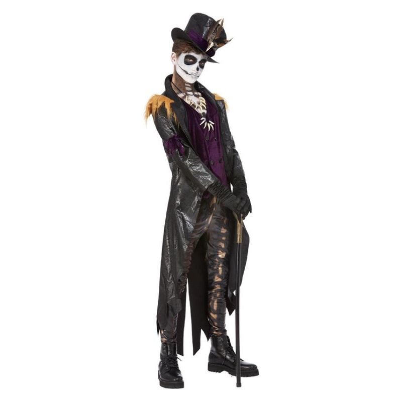 Deluxe Voodoo Witch Doctor Costume & Purple Mens
