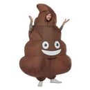Inflatable Poop Costume Adult Brown
