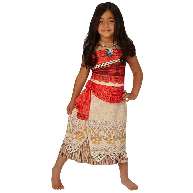 Moana Classic Costume Girls Orange