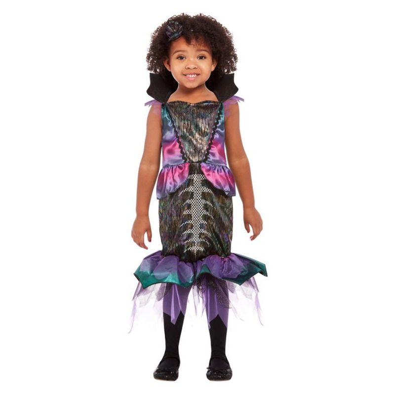 Toddler Dark Mermaid Costume Purple Girls
