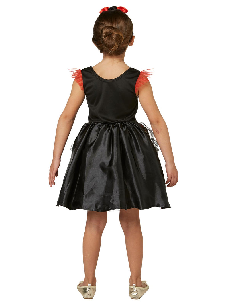 Red Rose Day Of The Dead Costume Child Girls