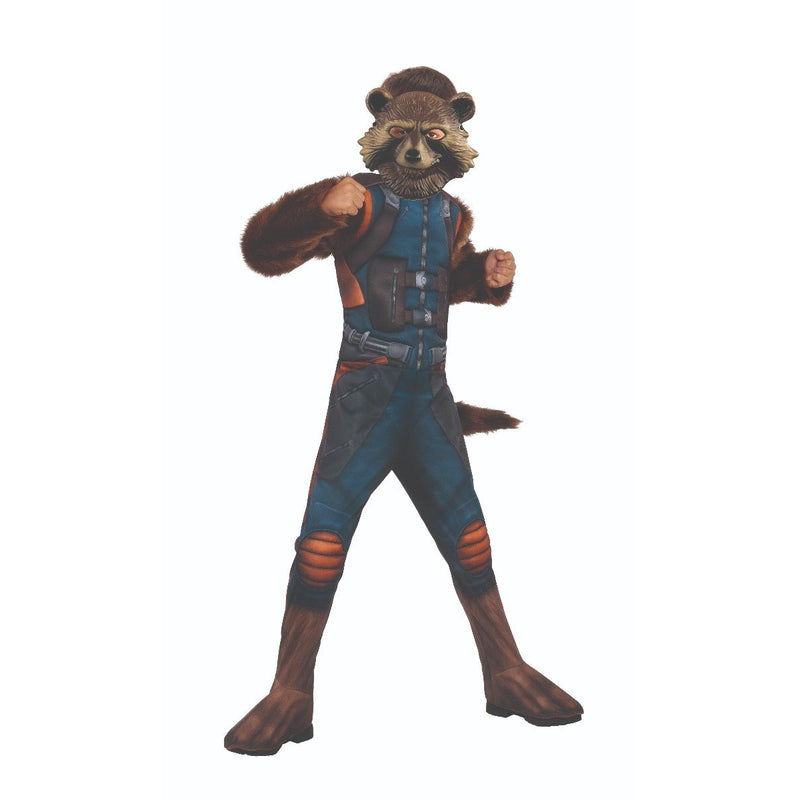 Rocket Raccoon Deluxe Costume Child Boys Brown