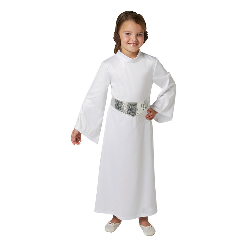 Princess Leia Classic Costume Girls White