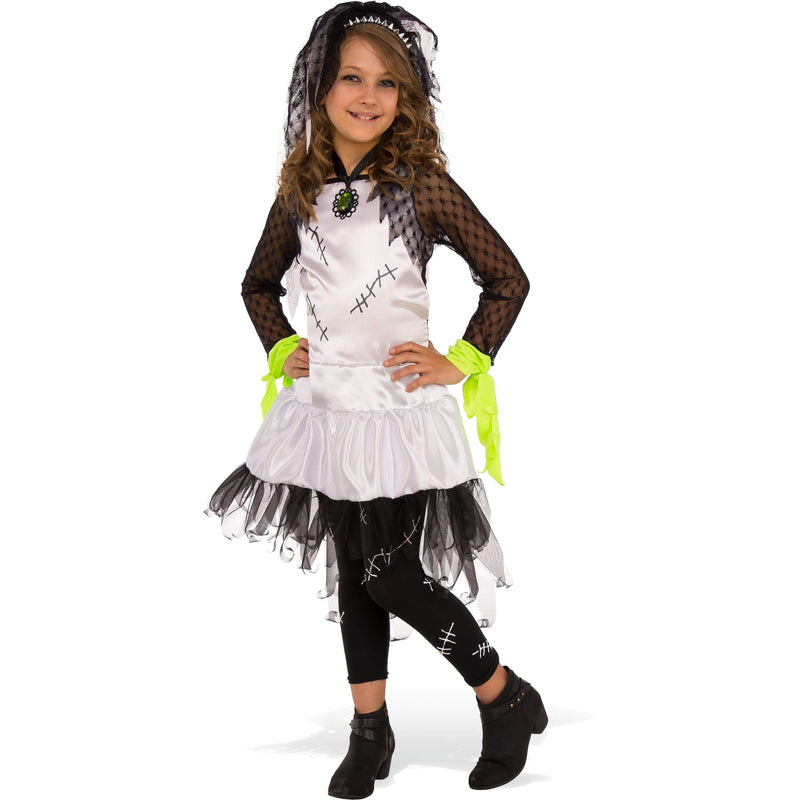 Monster Bride Costume Child Girls White