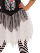 Open Ribs Teen Costume Child Girls White