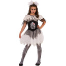 Open Ribs Teen Costume Child Girls White