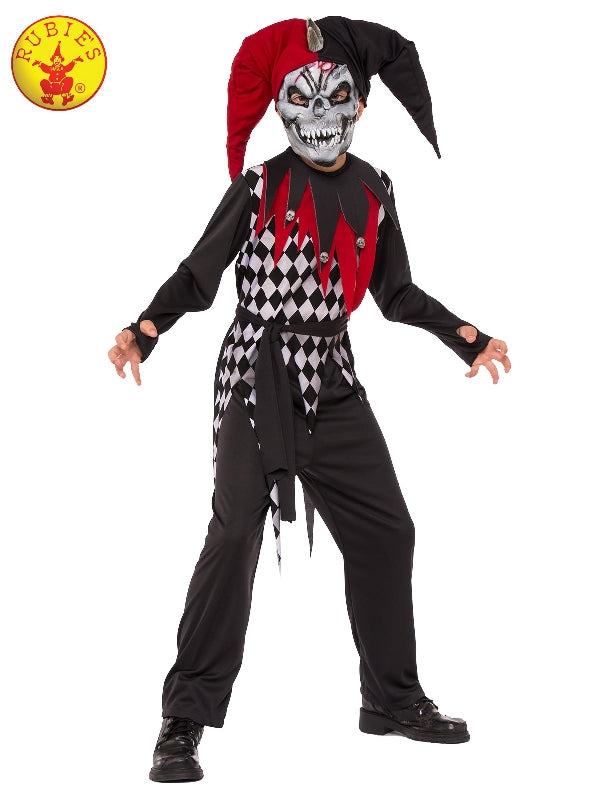 Evil Jester Costume Child Boys