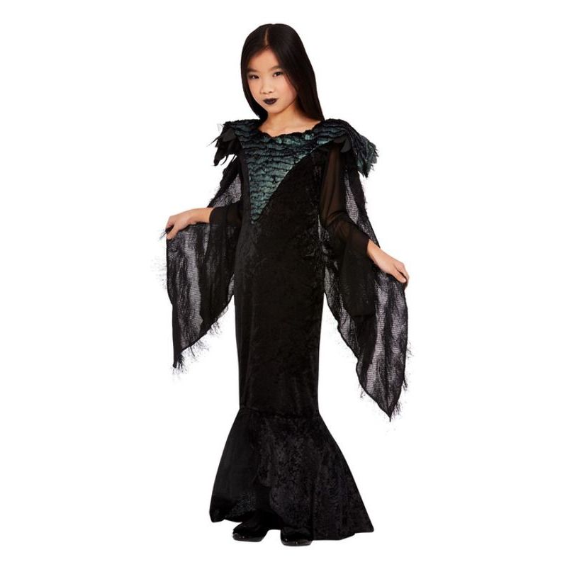 Deluxe Raven Princess Costume Girls