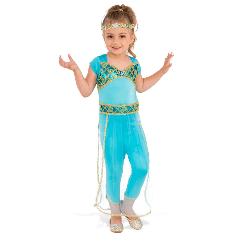 Arabian Princess Costume Child Girls Blue