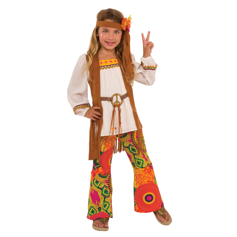 Flower Child Costume Child Girls Brown