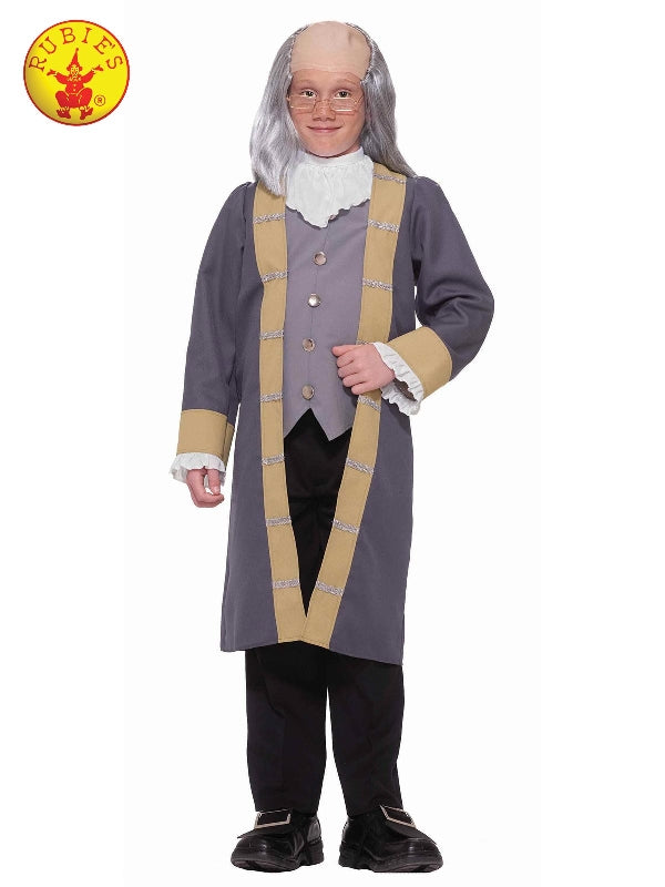 Benjamin Franklin Classic Costume Boys