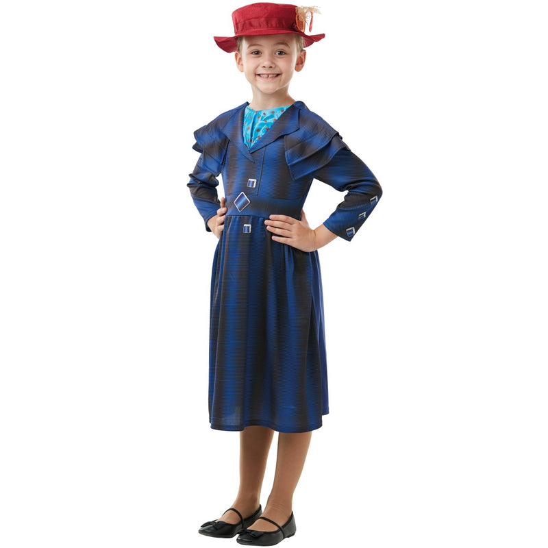 Mary Poppins Returns Deluxe Costume Child Girls Blue