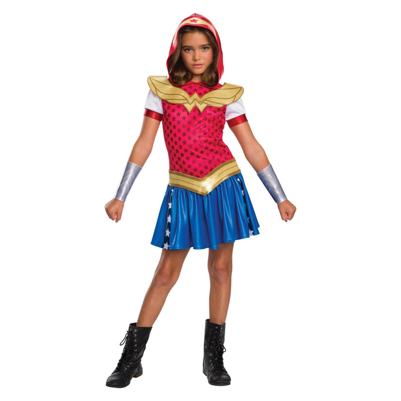 Wonder Woman Dcshg Hoodie Costume Girls Red