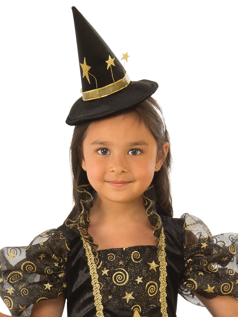 Golden Star Witch Costume Child Girls