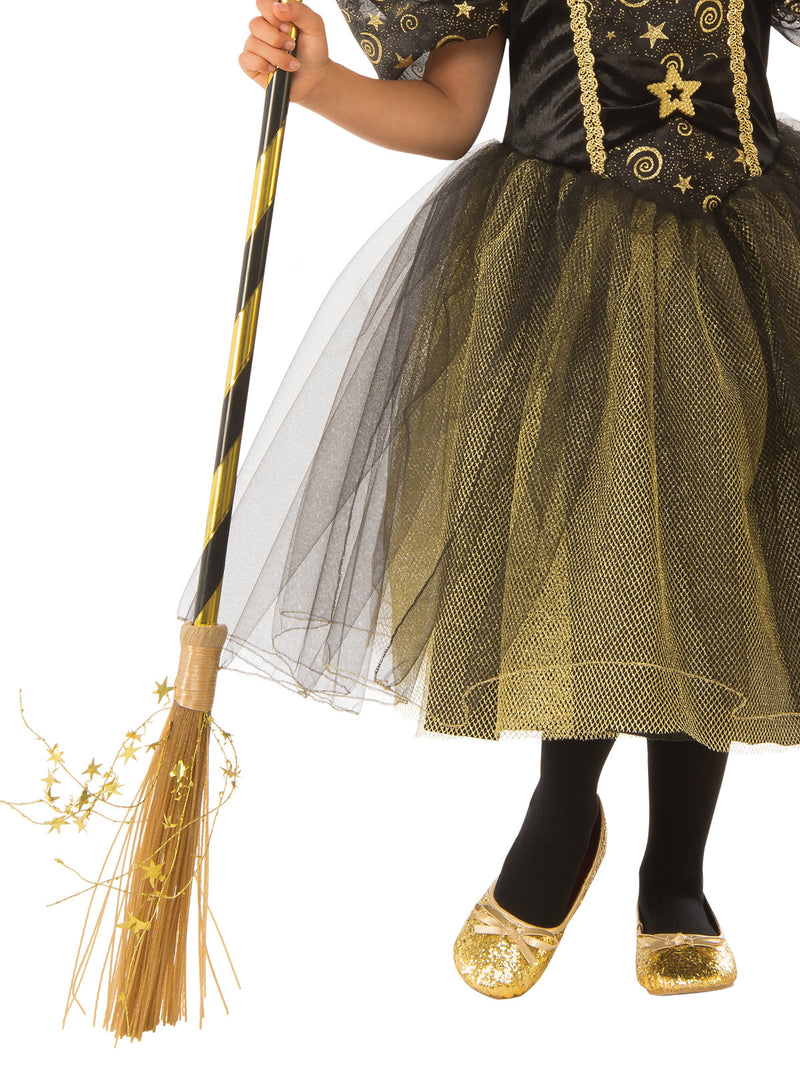 Golden Star Witch Costume Child Girls