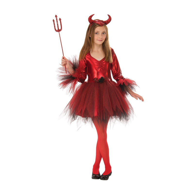 Devil Girl Costume Child Girls Red