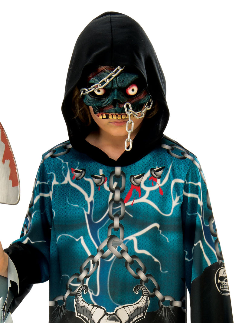 Evil Demon Costume Child Unisex Blue