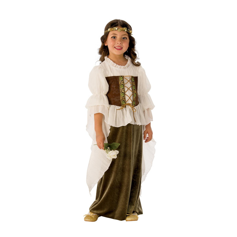 Woodland Girl Costume Girls Brown