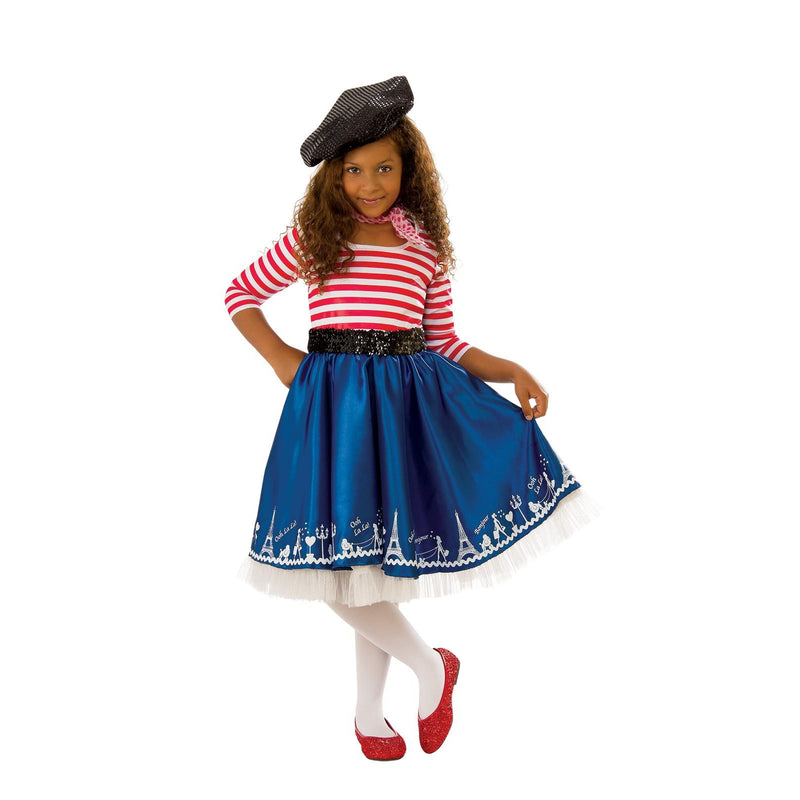 Petite Mademoiselle Costume Child Girls Blue