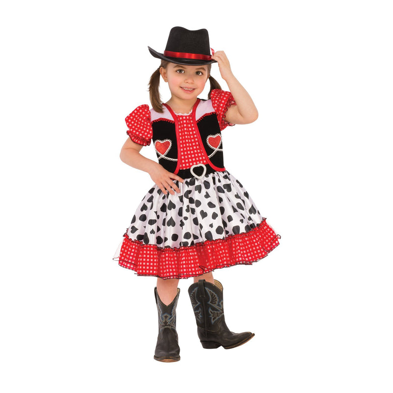 Cowgirl Costume Girls Red