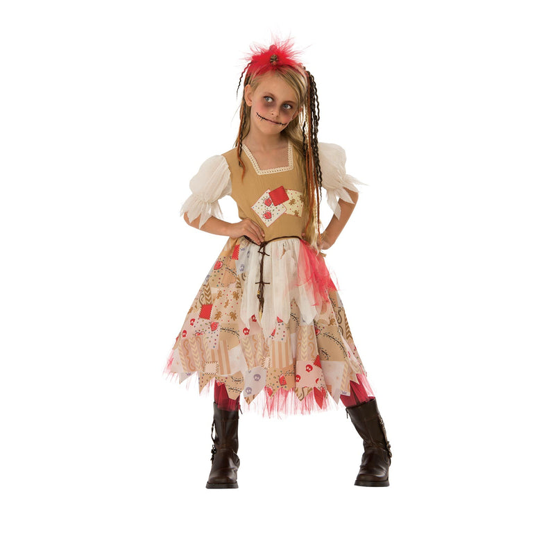 Voodoo Girl Costume Child Girls Brown