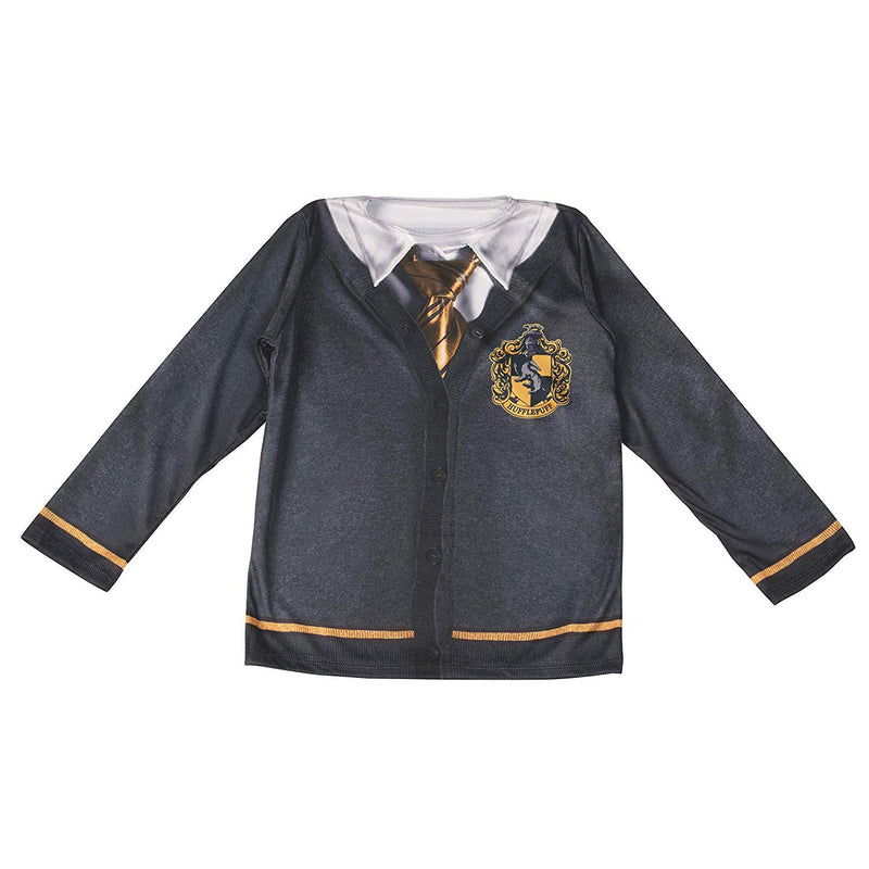 Hufflepuff Costume Top Child Girls Yellow