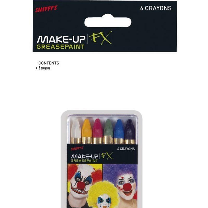 Carnival Greasepaints Adult 6 Assorted Unisex -1