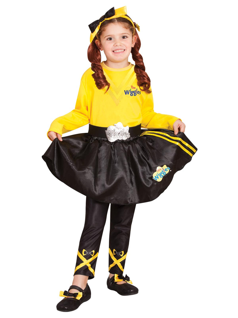 Emma Wiggle Pigtails With Bows Girls Yellow