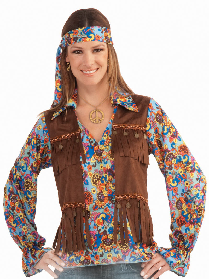Hippie Costume Set Womens Adult -2